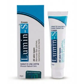 Lumin-S 30gm skin whitening cream for dark patches blemishes and acne marks