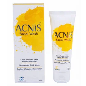 Acnis 70ml facial wash for pimple control, deep cleansing, and soothing inflammation