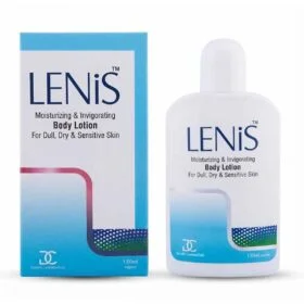 Lenis Moisturising and Invigorating Body Lotion 150ml bottle for dull, dry, and sensitive skin